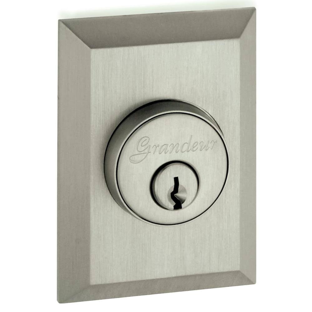 Double Cylinder Deadbolt in Satin Nickel H601