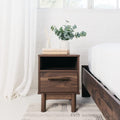 One Drawer Nightstand, Brown G172