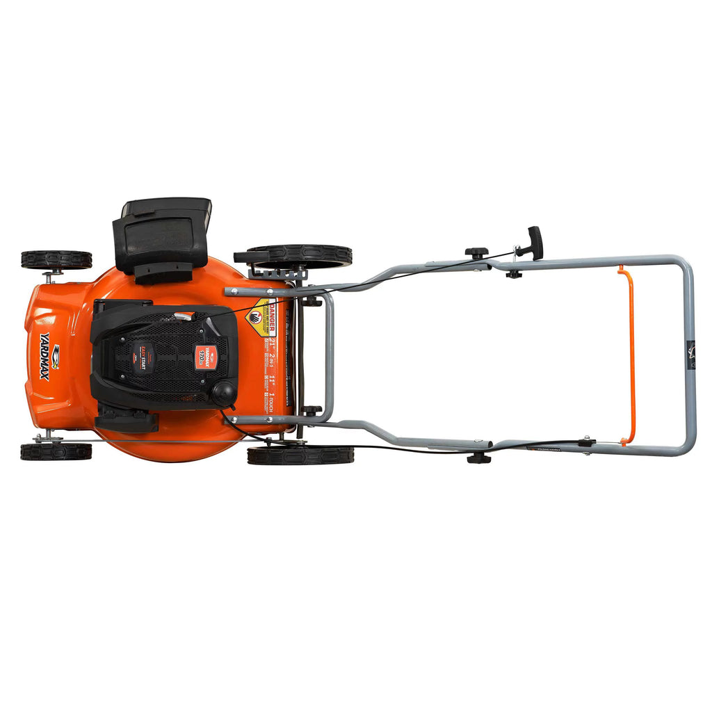 21 in. 170cc 2-in-1 Gas Walk Behind Push Lawn Mower with High Rear Wheels U8955
