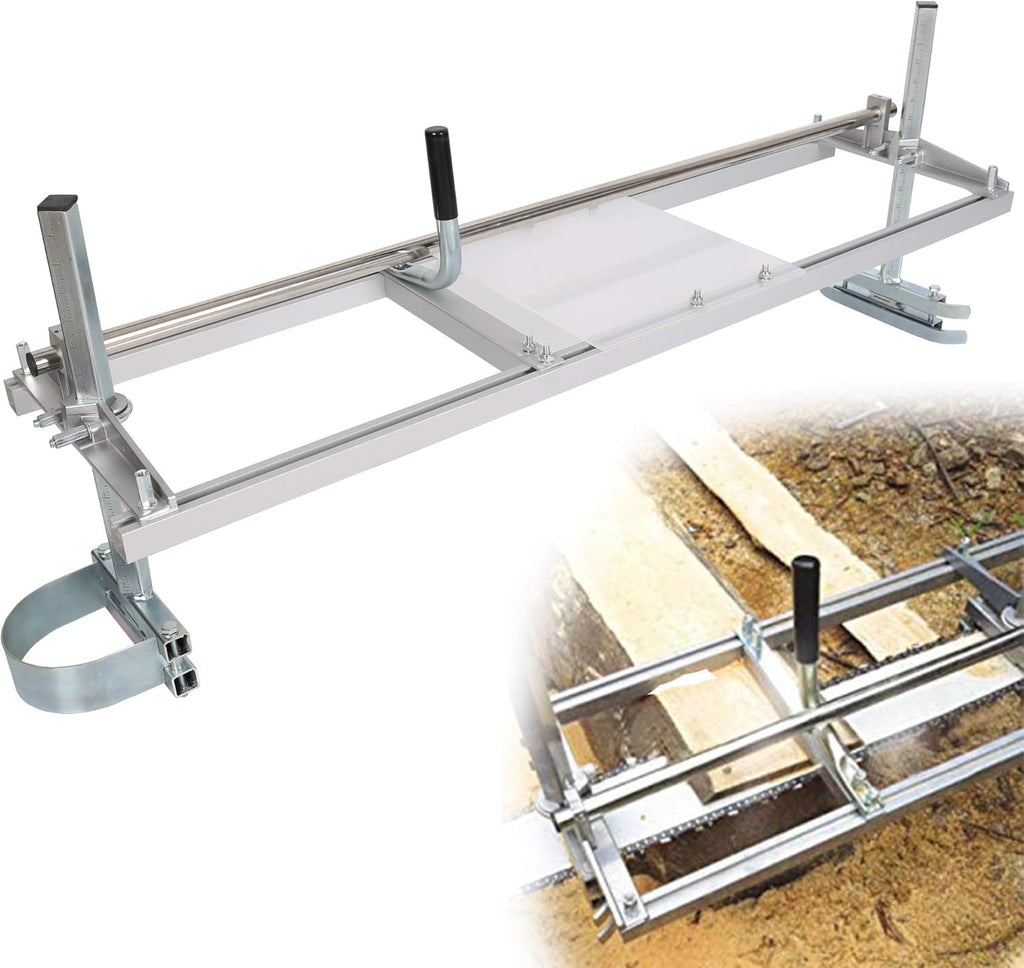 14" - 36" Portable Aluminium & Steel Chainsaw Guide Bar Mill Pack of 2 L315