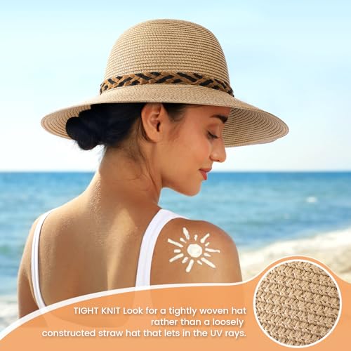 Wide Brim Straw Sun Hat K5968