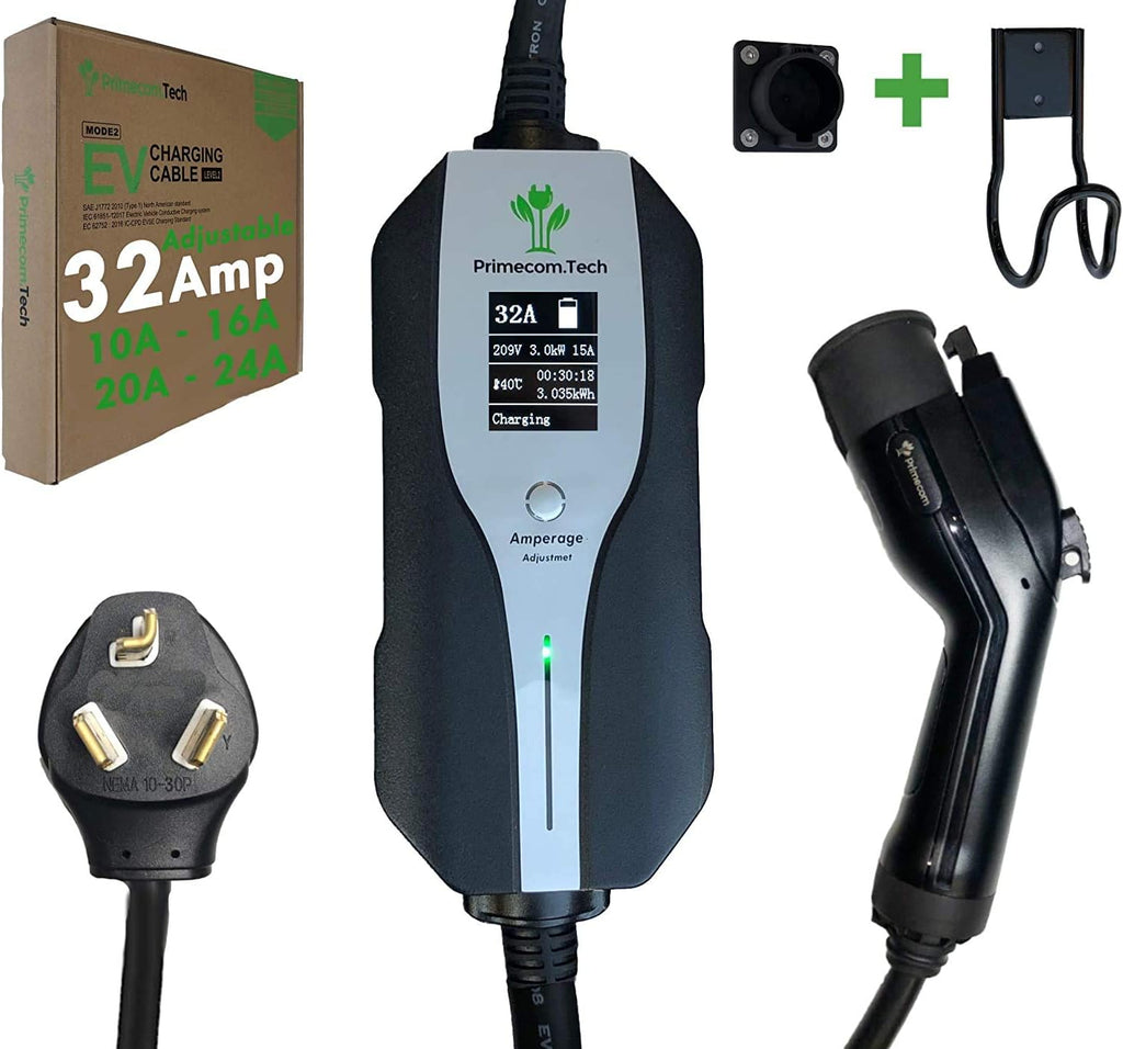 Level 2 Electric Vehicle Charger with 30 Ft Cable B385984