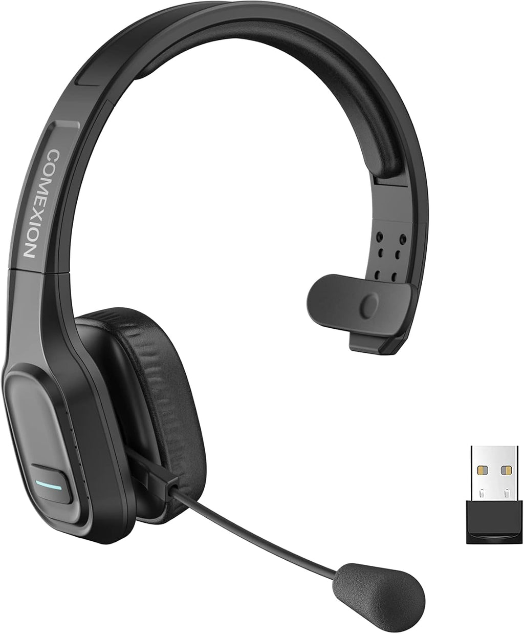 Trucker Bluetooth Headset V5.0 with Noise Canceling Microphone J54203