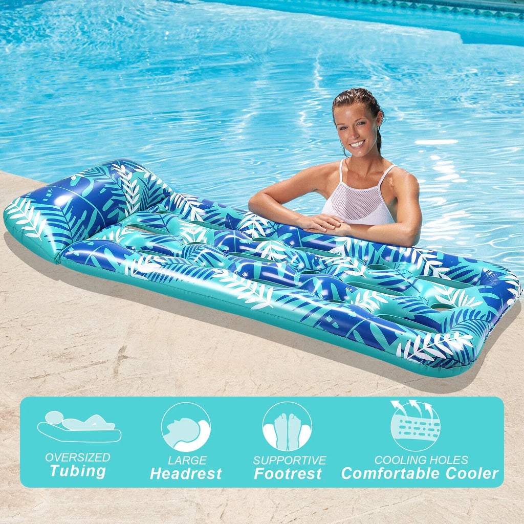 Heavy Duty Inflatable Lounger Hammock Chair with Headrest F562328