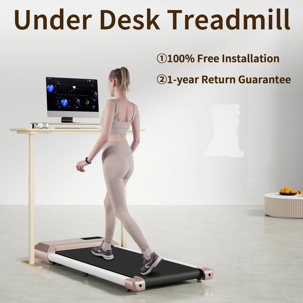 2.5Hp Ultra-Quiet Walking Pad Treadmill with Remote Control O1964