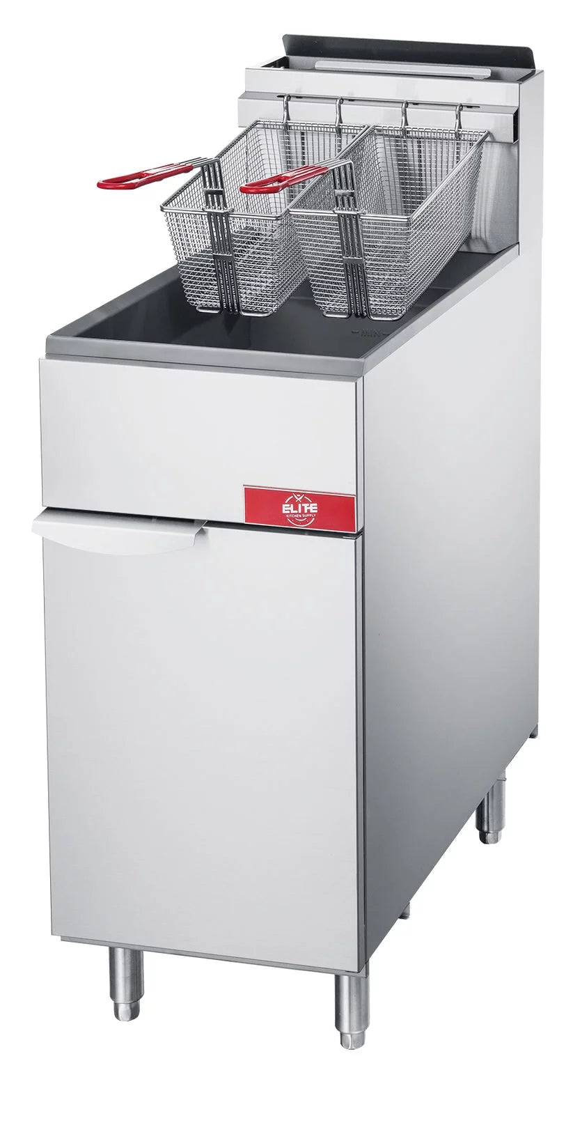Natural Gas 15 in. 90000BTU Commercial Fryer I480