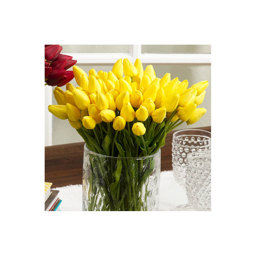 Yellow Petite Tulip 9-Piece Bunch Long Set of 12 Pcs F66372
