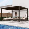 10' × 14' Aluminum Louvered Pergola U255606